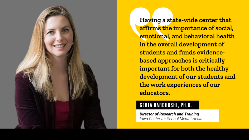 Quote from Dr. Gerta Bardhoshi 